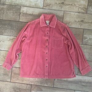 Vintage L.L. Bean Corduroy Casual Button Down Shirt